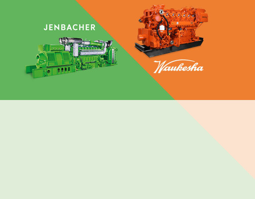 La più giovane azienda energetica del mondo, con due potenti marchi: i motori a gas Jenbacher e Waukesha.